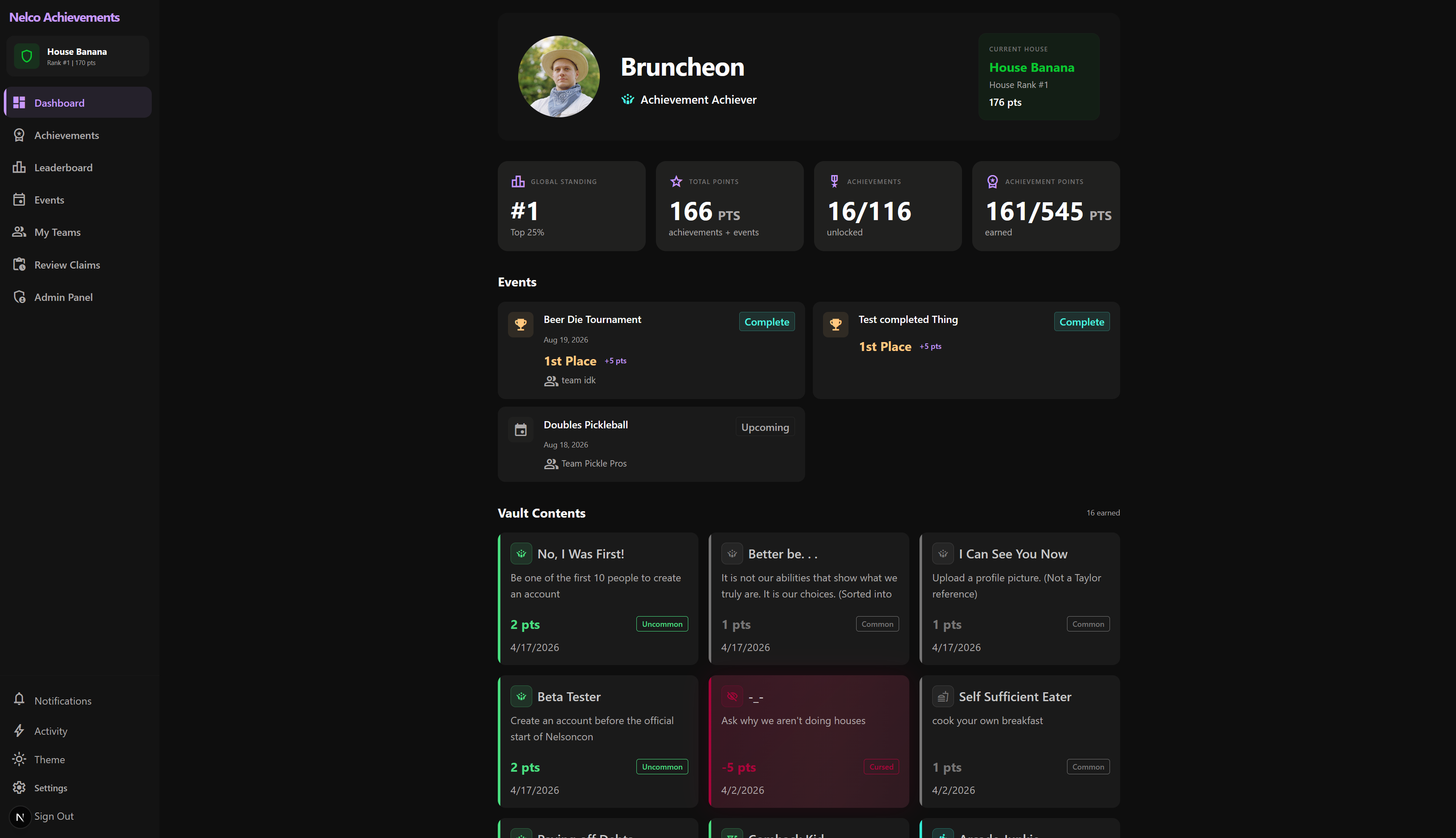 Nelco Achievements app screenshot